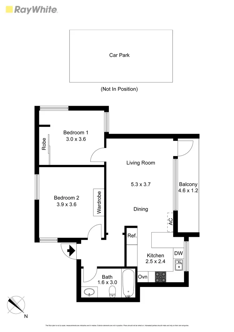 Floorplan of Homely apartment listing, 9/4-6 Bettina Street, Clayton VIC 3168