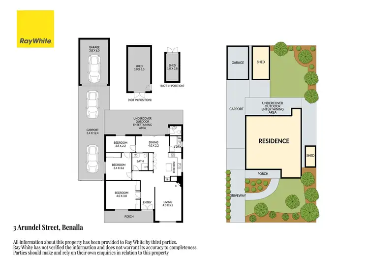 Floorplan of Homely house listing, 3 Arundel Street, Benalla VIC 3672