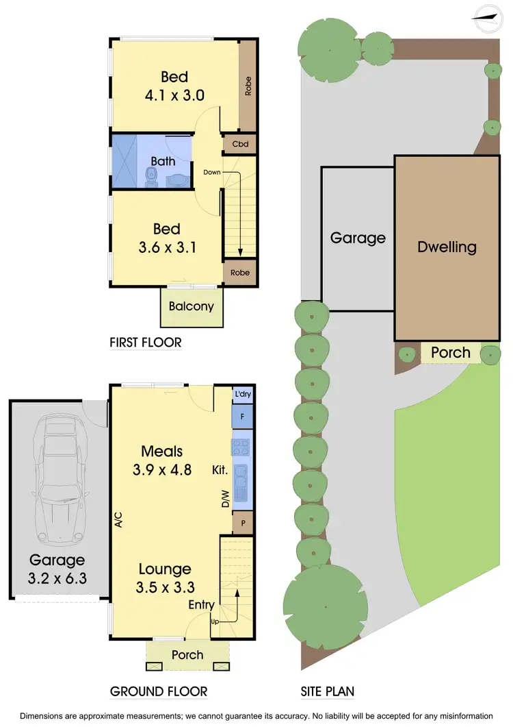 Floorplan of Homely townhouse listing, 21A Browns Road, Clayton VIC 3168