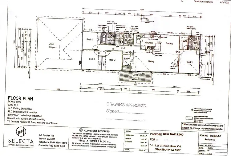 Floorplan of Homely house listing, 3 Stans Court, Stansbury SA 5582