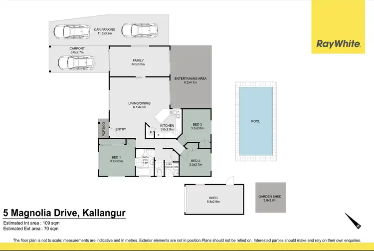Floorplan of Homely house listing, 5 Magnolia Drive, Kallangur QLD 4503