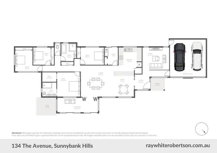 Floorplan of Homely house listing, 134 The Avenue, Sunnybank Hills QLD 4109