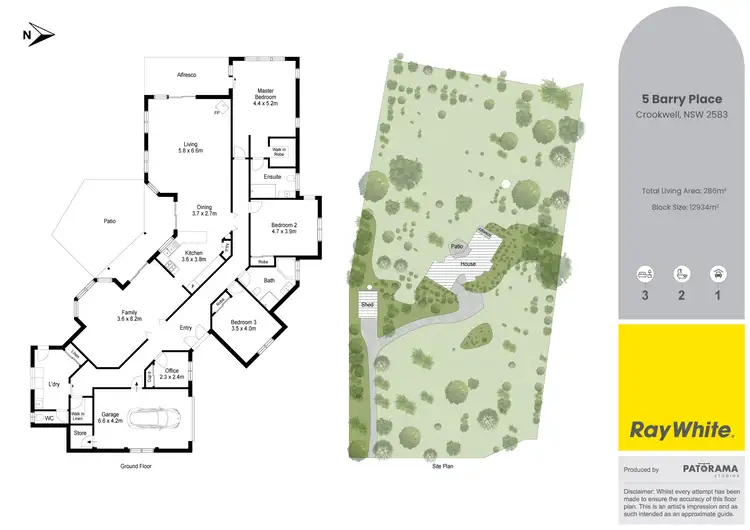 Floorplan of Homely house listing, 5 Barry Place, Crookwell NSW 2583
