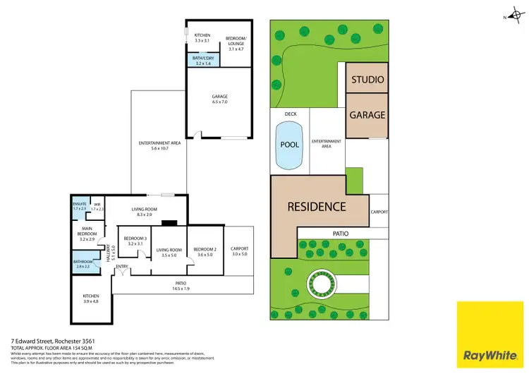 Floorplan of Homely house listing, 7 Edward Street, Rochester VIC 3561