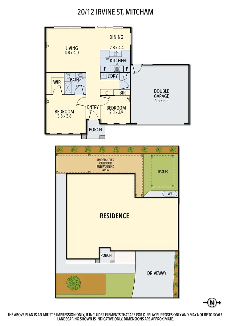 Floorplan of Homely unit listing, 20/12 Irvine Street, Mitcham VIC 3132