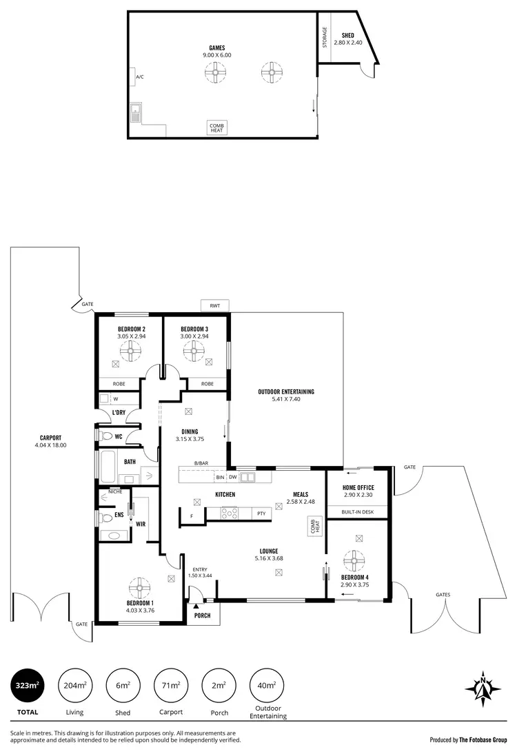 Floorplan of Homely house listing, 45 Zanker Drive, Mount Barker SA 5251