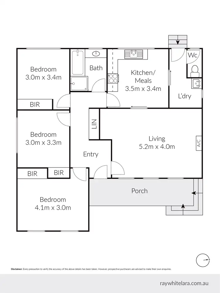 Floorplan of Homely house listing, 5 Epsom Road, Corio VIC 3214