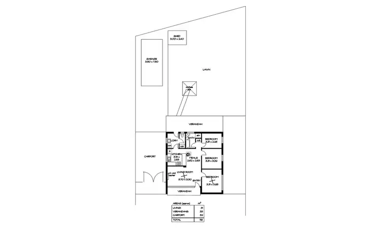 Floorplan of Homely house listing, 43 Rowe Avenue, Northfield SA 5085