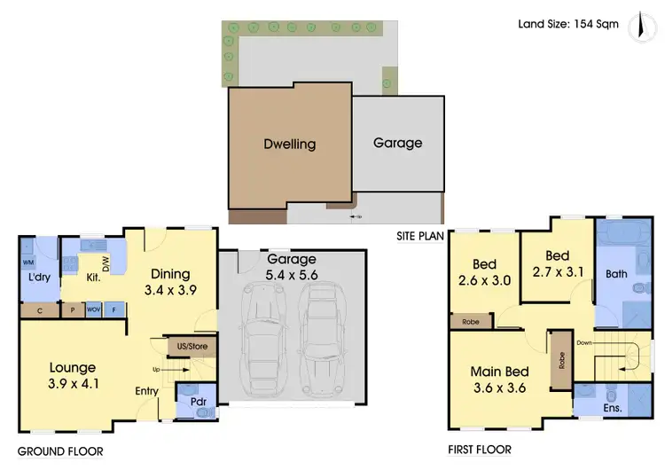 Floorplan of Homely townhouse listing, 15/72-74 Bridge Street, Eltham VIC 3095