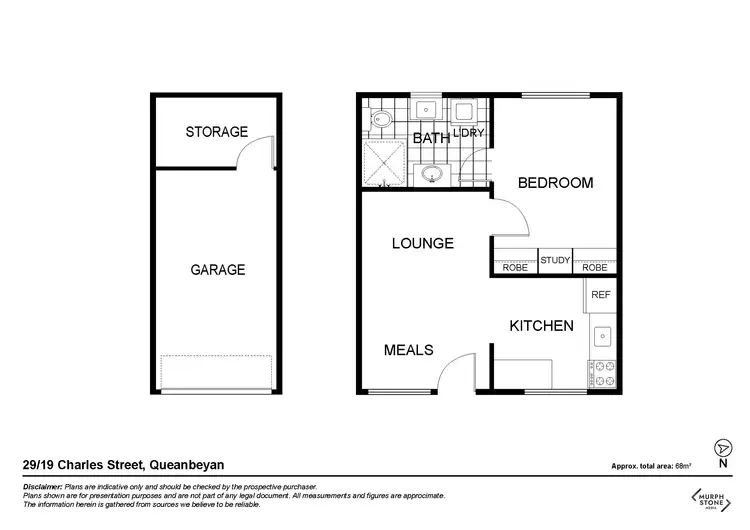 Floorplan of Homely unit listing, 29/19 Charles Street, Queanbeyan NSW 2620