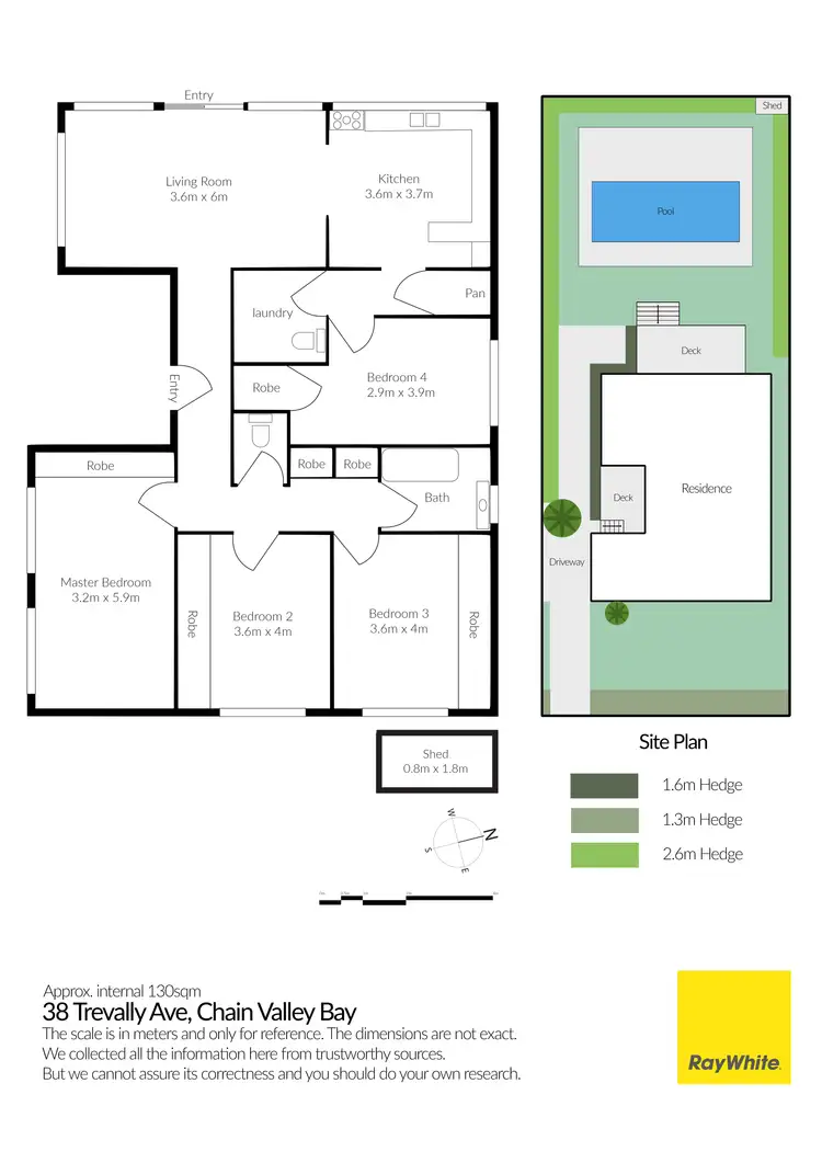Floorplan of Homely house listing, 38 Trevally Avenue, Chain Valley Bay NSW 2259