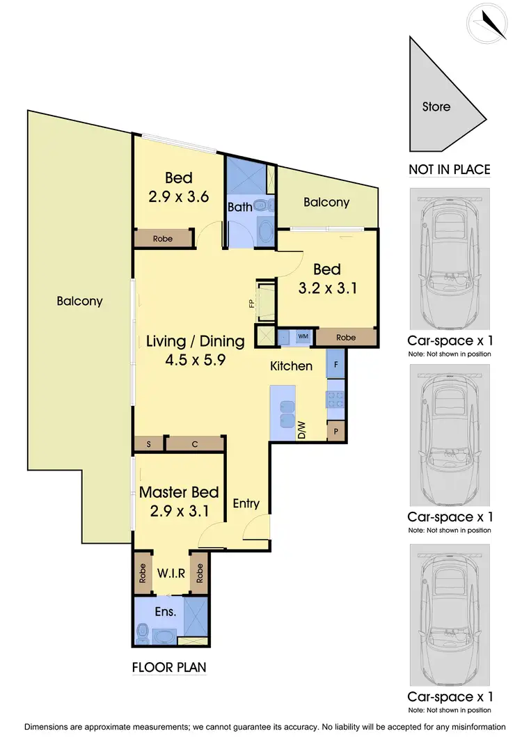 Floorplan of Homely apartment listing, 401/1009 Dandenong Road, Malvern East VIC 3145