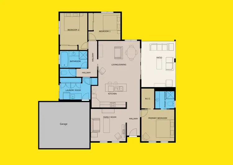 Floorplan of Homely house listing, 3 Laguna Court, Mildura VIC 3500