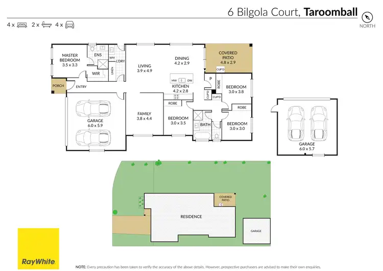 Floorplan of Homely house listing, 6 Bilgola Court, Taroomball QLD 4703
