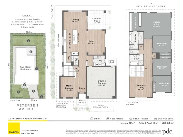Floorplan of Homely house listing, 22 Petersen Avenue, Southport QLD 4215