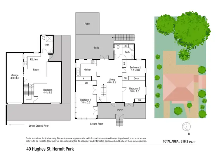 Floorplan of Homely house listing, 40 Hughes Street, Hermit Park QLD 4812