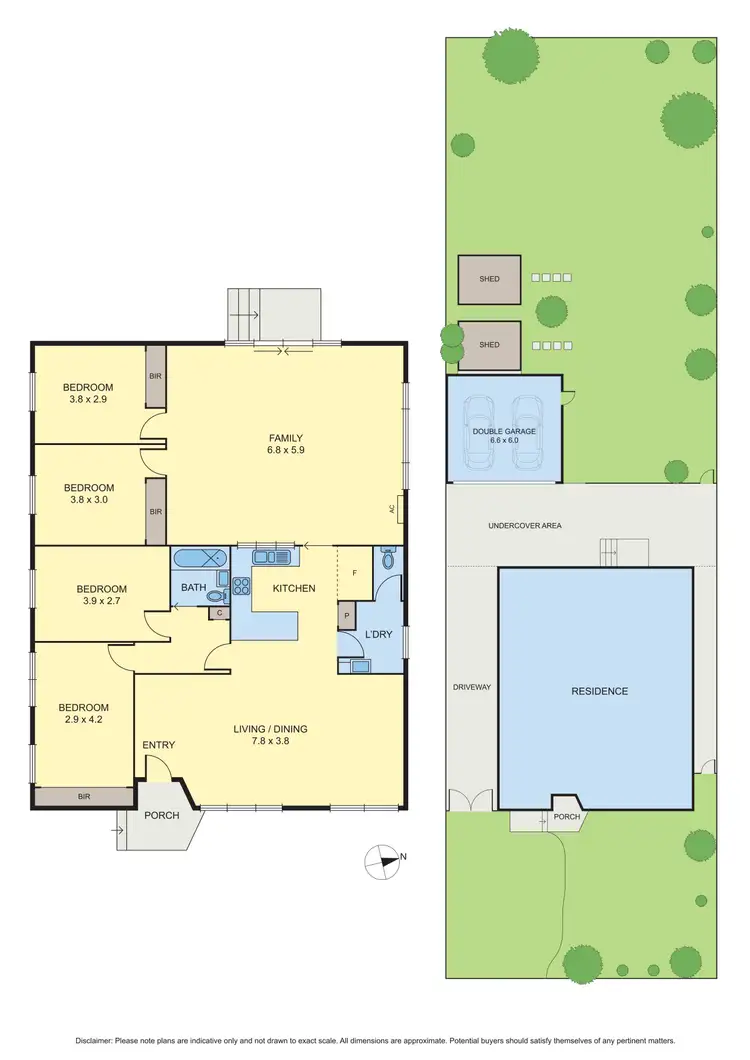 Floorplan of Homely house listing, 23 Hales Crescent, Jacana VIC 3047