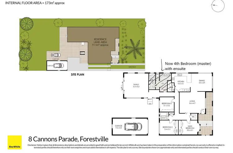 Floorplan of Homely house listing, 8 Cannons Parade, Forestville NSW 2087