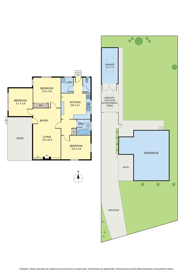 Floorplan of Homely house listing, 22 Elliott Avenue, Broadmeadows VIC 3047