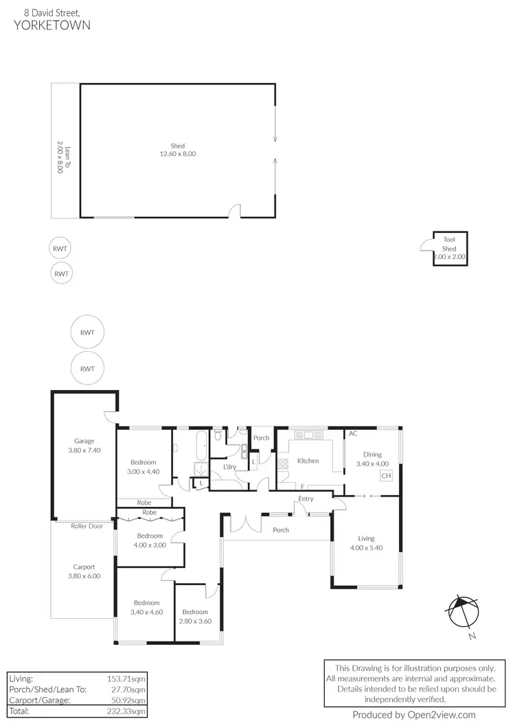Floorplan of Homely house listing, 8 David Street, Yorketown SA 5576