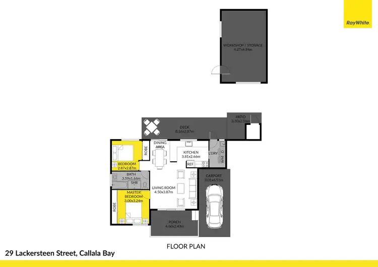 Floorplan of Homely house listing, 29 Lackersteen Street, Callala Bay NSW 2540