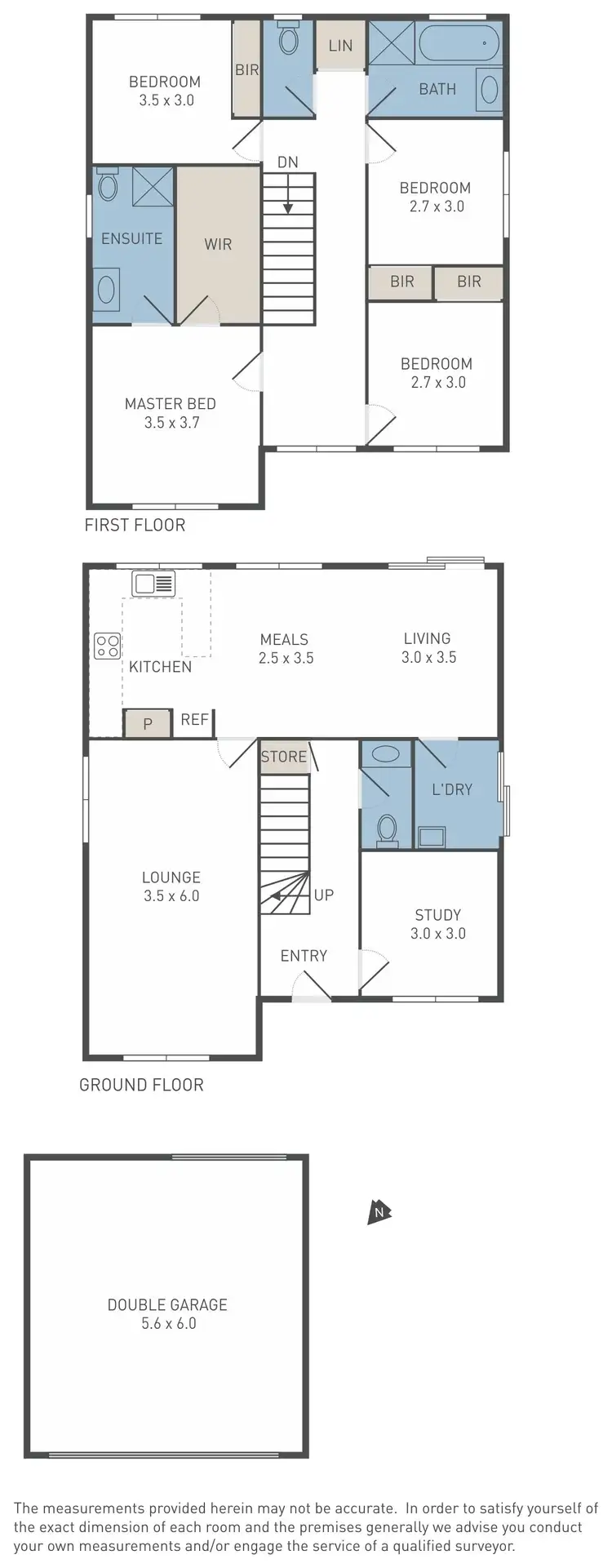 Floorplan of Homely house listing, 22 Egan Close, Werribee VIC 3030