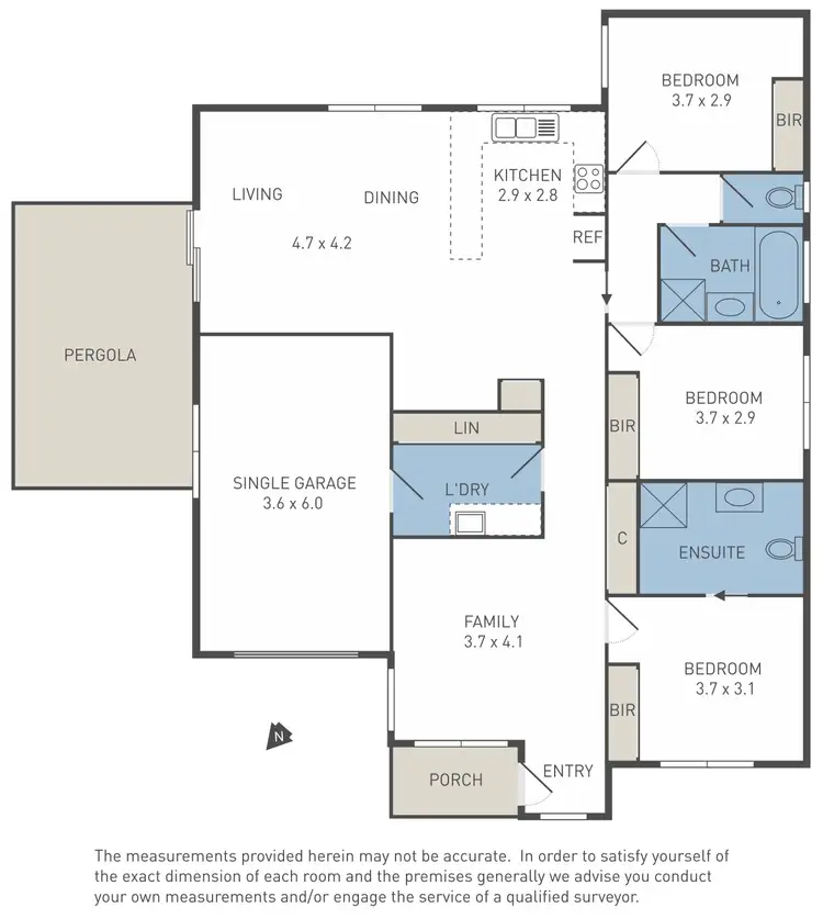 Floorplan of Homely other listing, 1/15 Jellicoe Street, Werribee VIC 3030