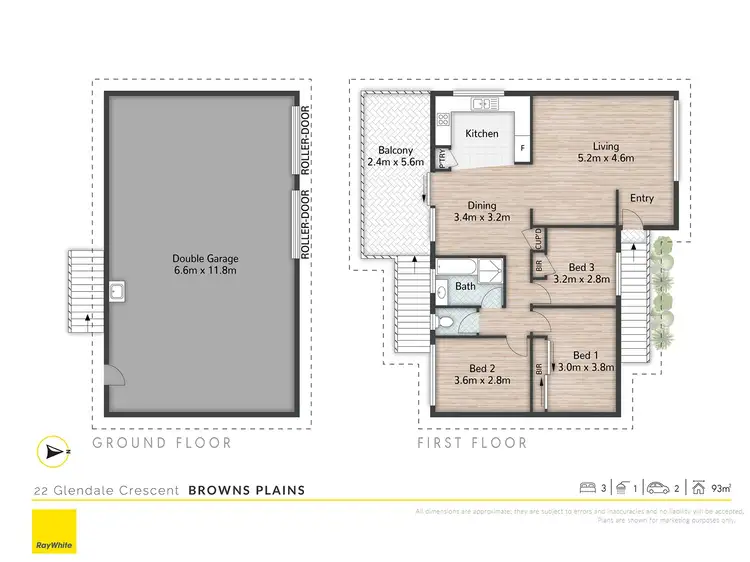 Floorplan of Homely house listing, 22 Glendale Crescent, Browns Plains QLD 4118