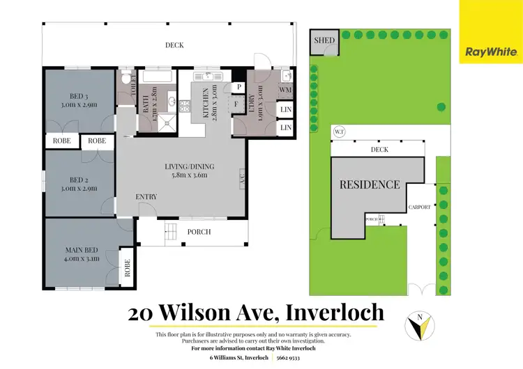 Floorplan of Homely house listing, 20 Wilson Avenue, Inverloch VIC 3996