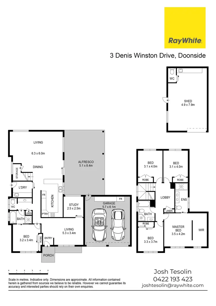 Floorplan of Homely house listing, 3 Denis Winston Drive, Doonside NSW 2767