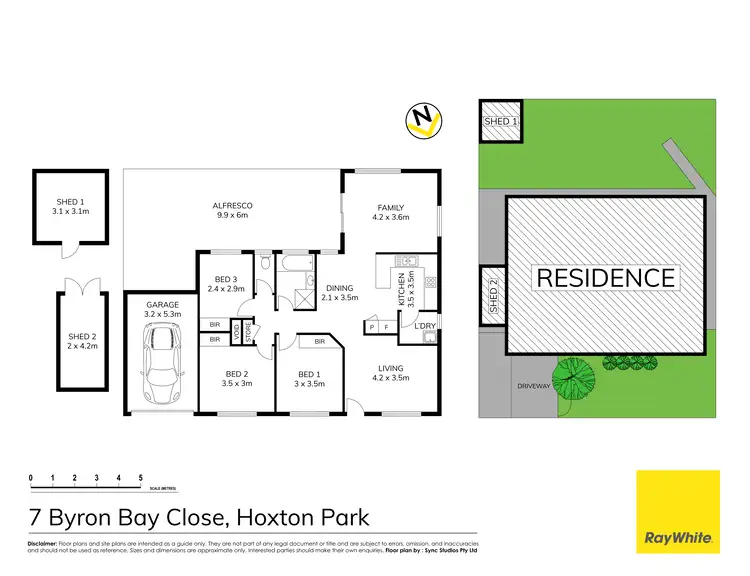 Floorplan of Homely house listing, 7 Byron Bay Close, Hoxton Park NSW 2171