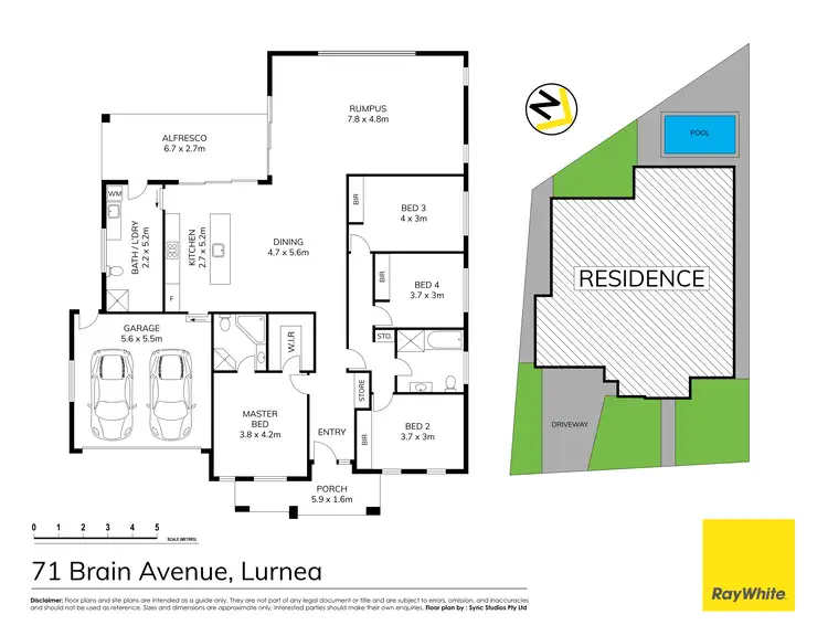 Floorplan of Homely house listing, 71 Brain Avenue, Lurnea NSW 2170