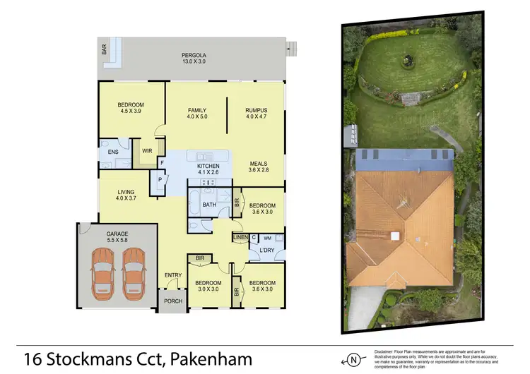 Floorplan of Homely house listing, 16 Stockmans Circuit, Pakenham VIC 3810