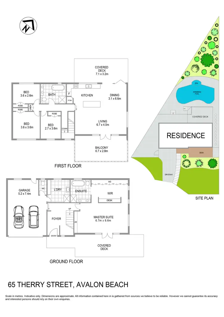 Floorplan of Homely house listing, 65 Therry Street, Avalon Beach NSW 2107