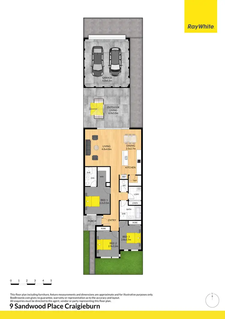 Floorplan of Homely house listing, 9 Sandwood Place, Craigieburn VIC 3064