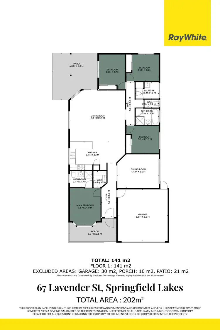 Floorplan of Homely house listing, 67 Lavender Street, Springfield Lakes QLD 4300