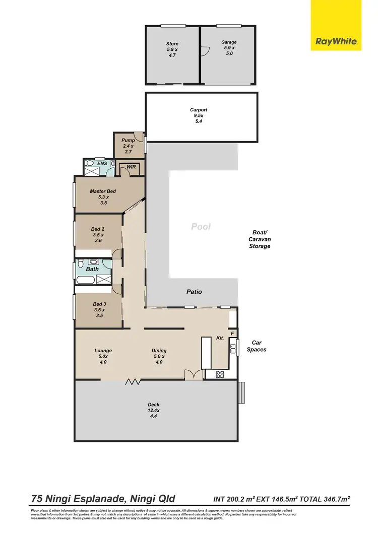 Floorplan of Homely house listing, 75 Ningi Esplanade, Ningi QLD 4511