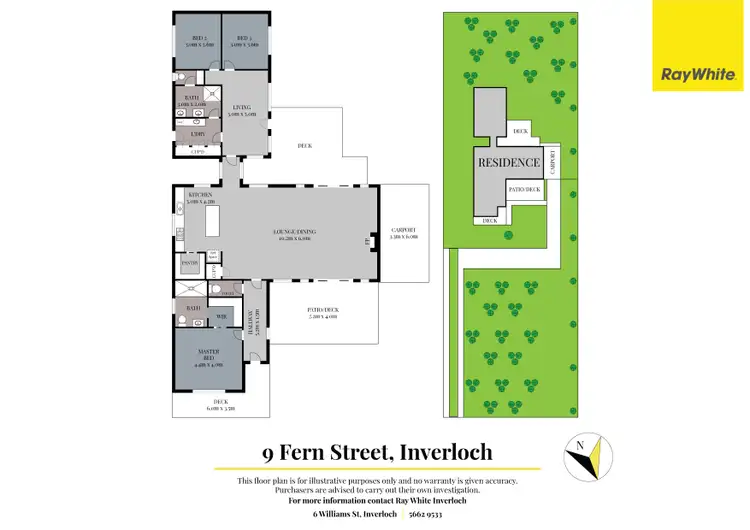 Floorplan of Homely house listing, 9 Fern Street, Inverloch VIC 3996