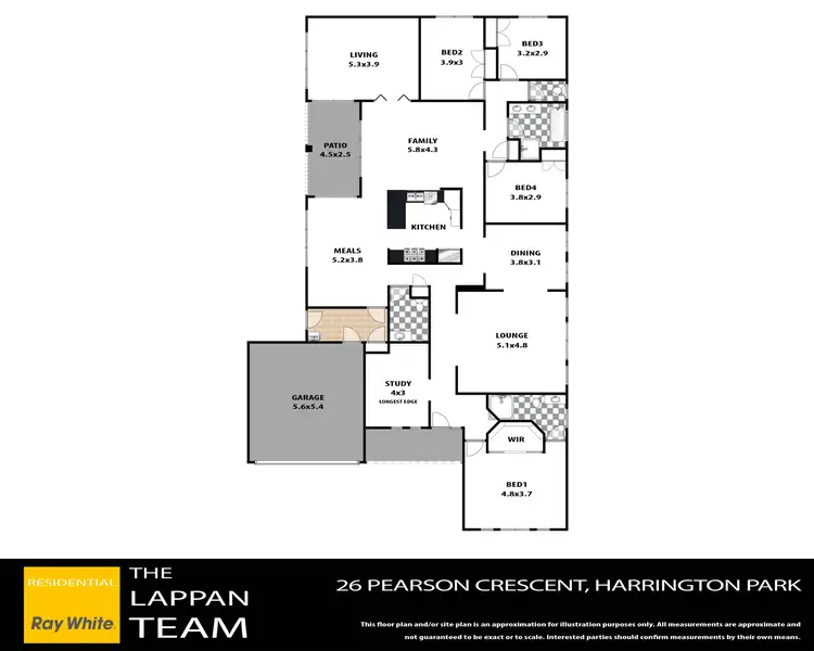 Floorplan of Homely house listing, 26 Pearson Crescent, Harrington Park NSW 2567