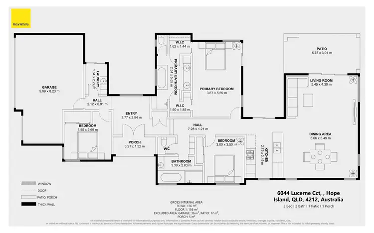 Floorplan of Homely house listing, 6044 Lucerne Circuit, Hope Island QLD 4212
