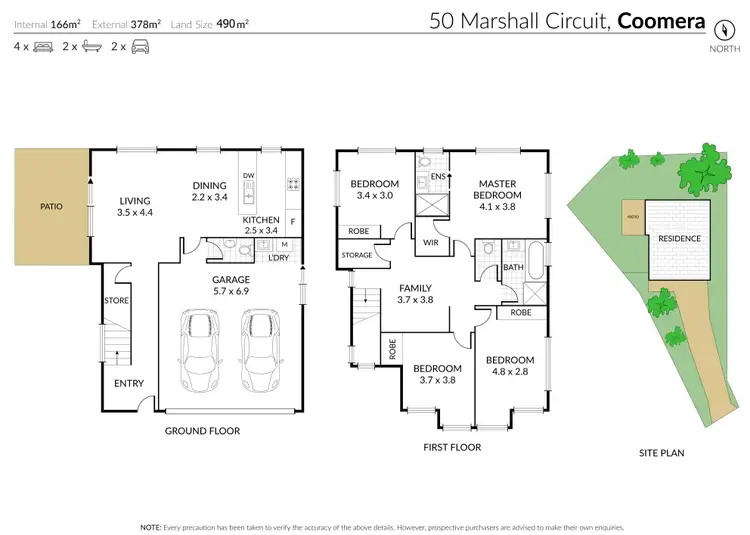 Floorplan of Homely house listing, 50 Marshall Circuit, Coomera QLD 4209