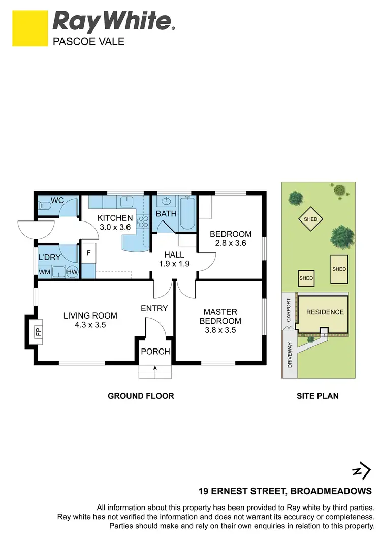 Floorplan of Homely house listing, 19 Ernest Street, Broadmeadows VIC 3047