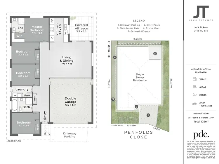 Floorplan of Homely house listing, 4 Penfolds Close, Pimpama QLD 4209