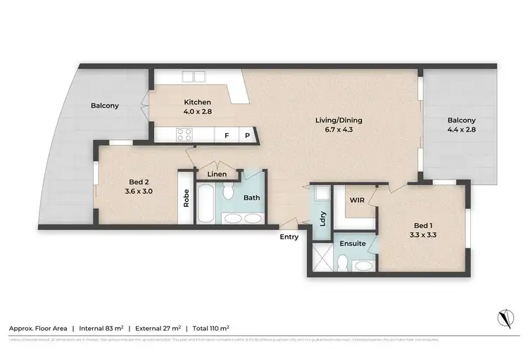 Floorplan of Homely apartment listing, 33/70 Norman Crescent, Norman Park QLD 4170