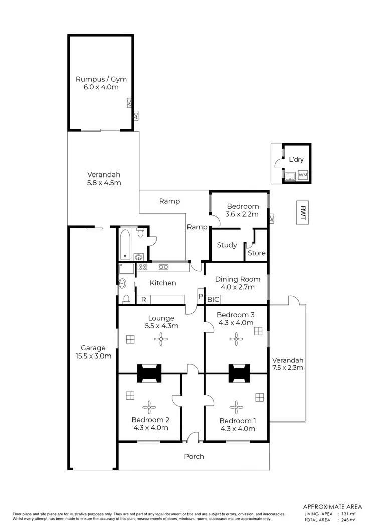 Floorplan of Homely house listing, 21 Leslie Place, Port Adelaide SA 5015