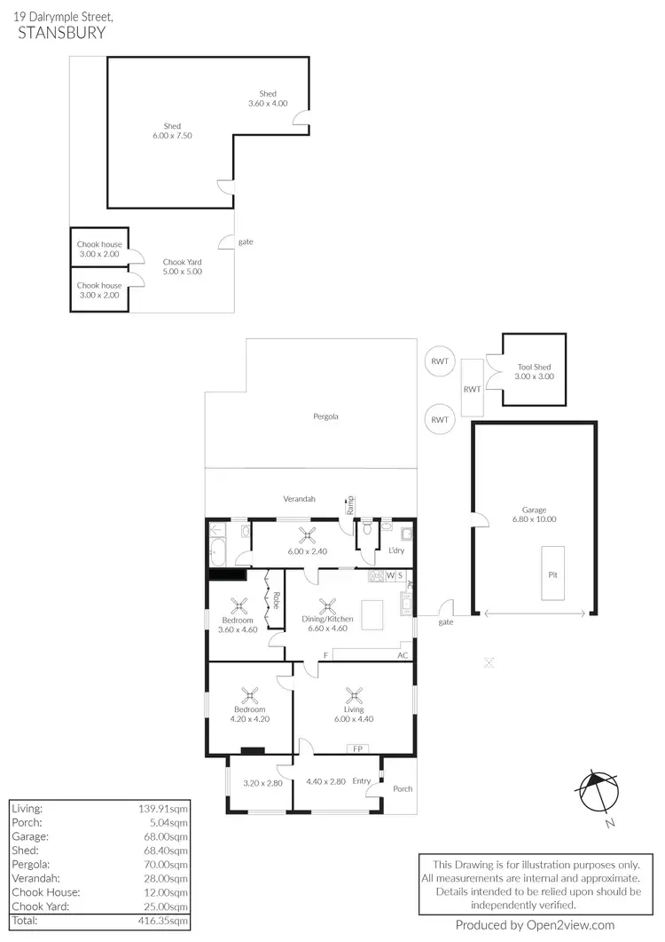 Floorplan of Homely house listing, 19 Dalrymple Terrace, Stansbury SA 5582