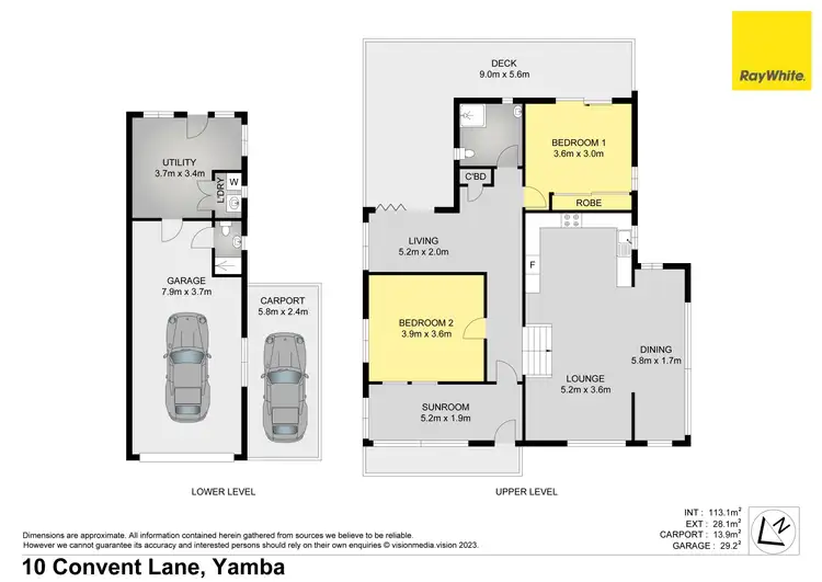 Floorplan of Homely house listing, 10 Convent Lane, Yamba NSW 2464