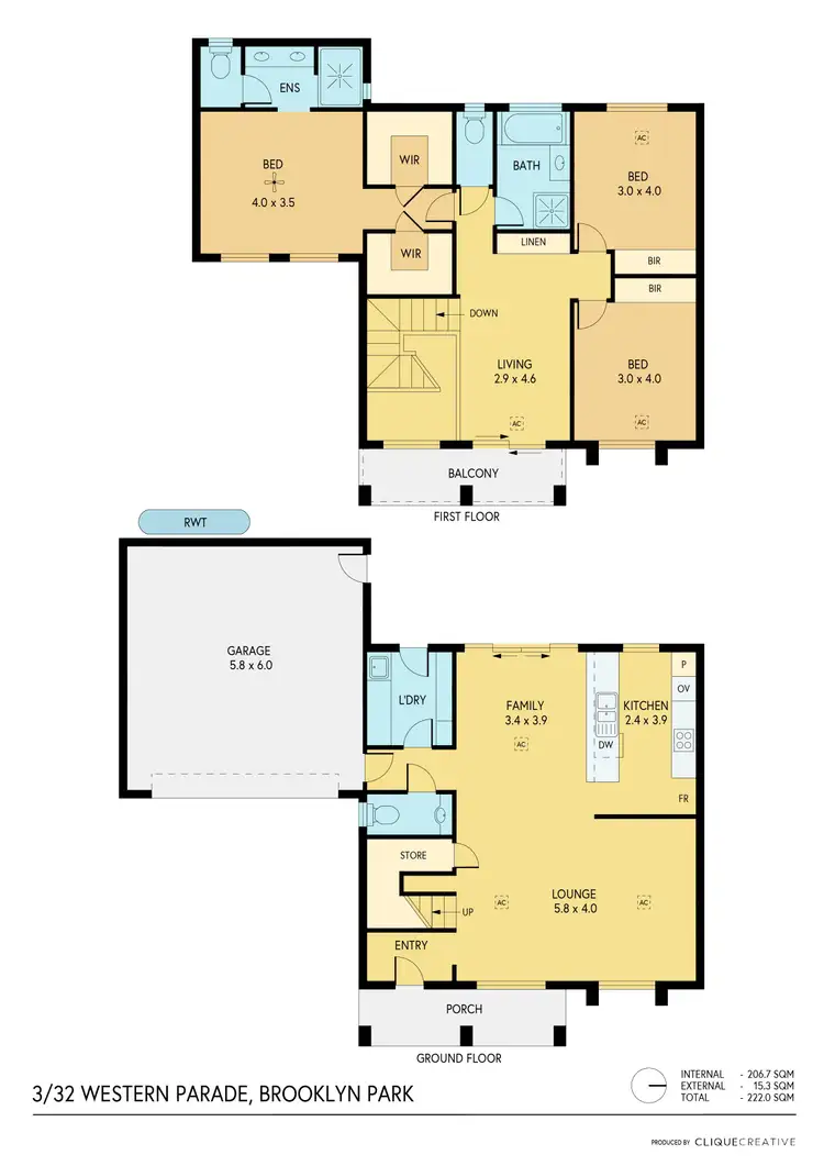 Floorplan of Homely house listing, 32 Western Parade, Brooklyn Park SA 5032