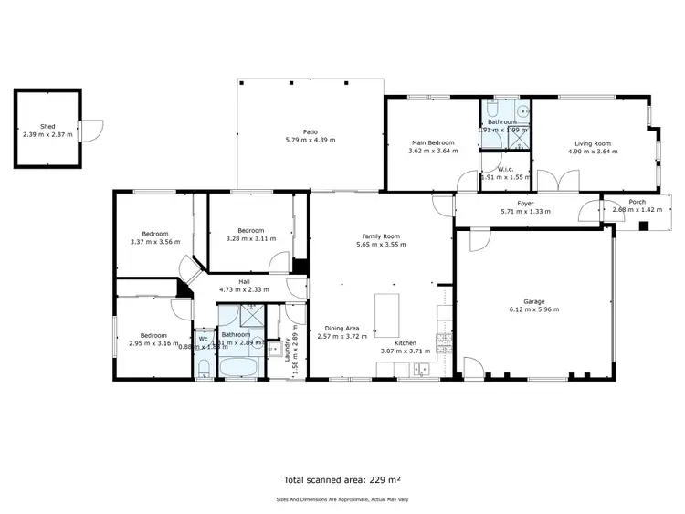 Floorplan of Homely house listing, 59 Songlark Crescent, Thurgoona NSW 2640