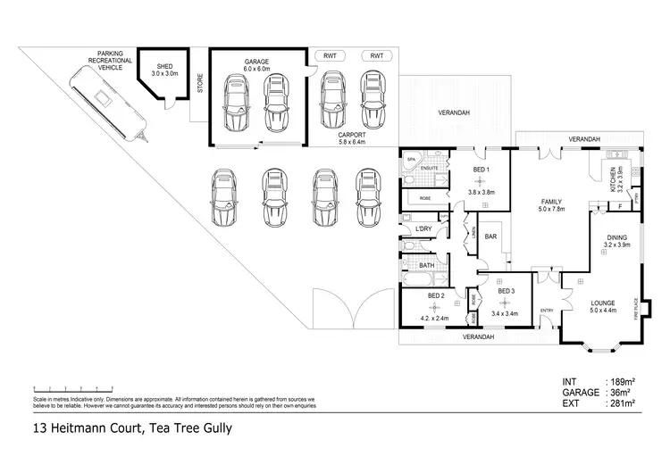 Floorplan of Homely house listing, 13 Heitmann Court, Tea Tree Gully SA 5091
